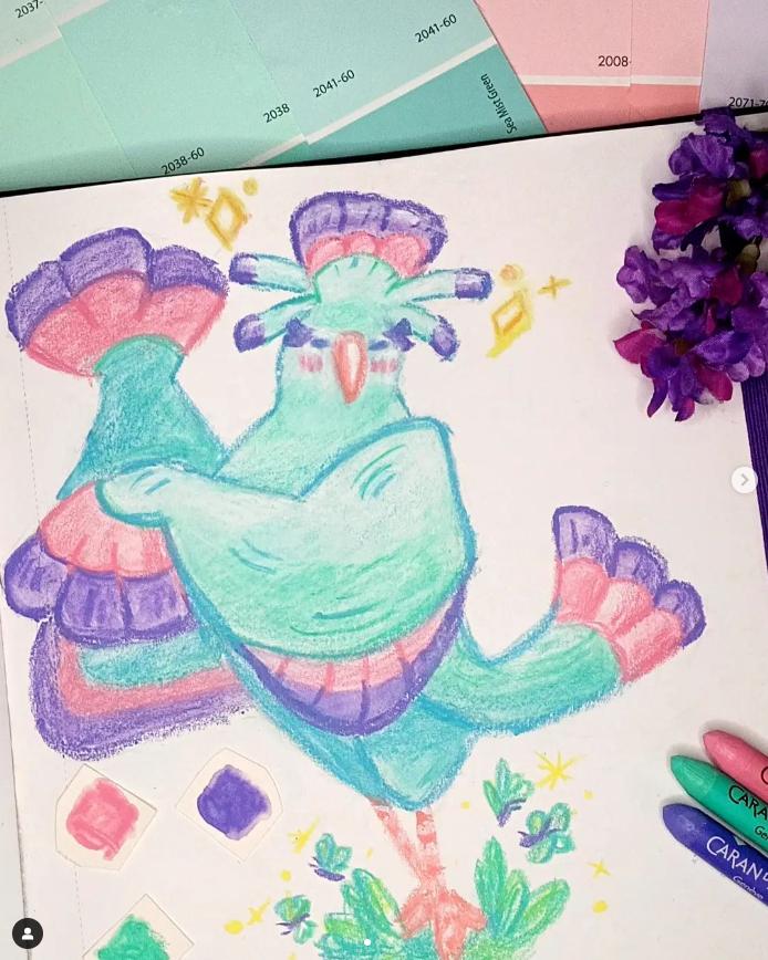 Shiny Oricorio (Sensu version) #Pokemon