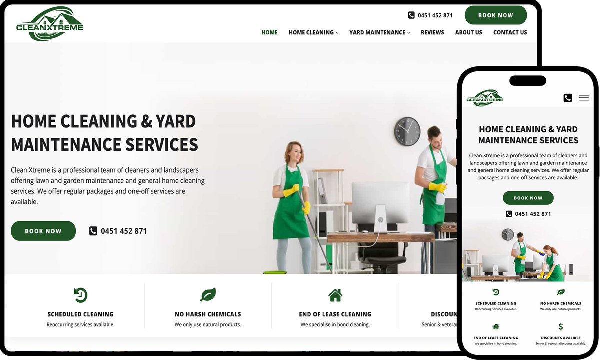 KCWebDesignAU's tweet image. Have a look at the website we created for Clean Xtreme

👉🏻 kcwebdesign.com.au/client/clean-x…