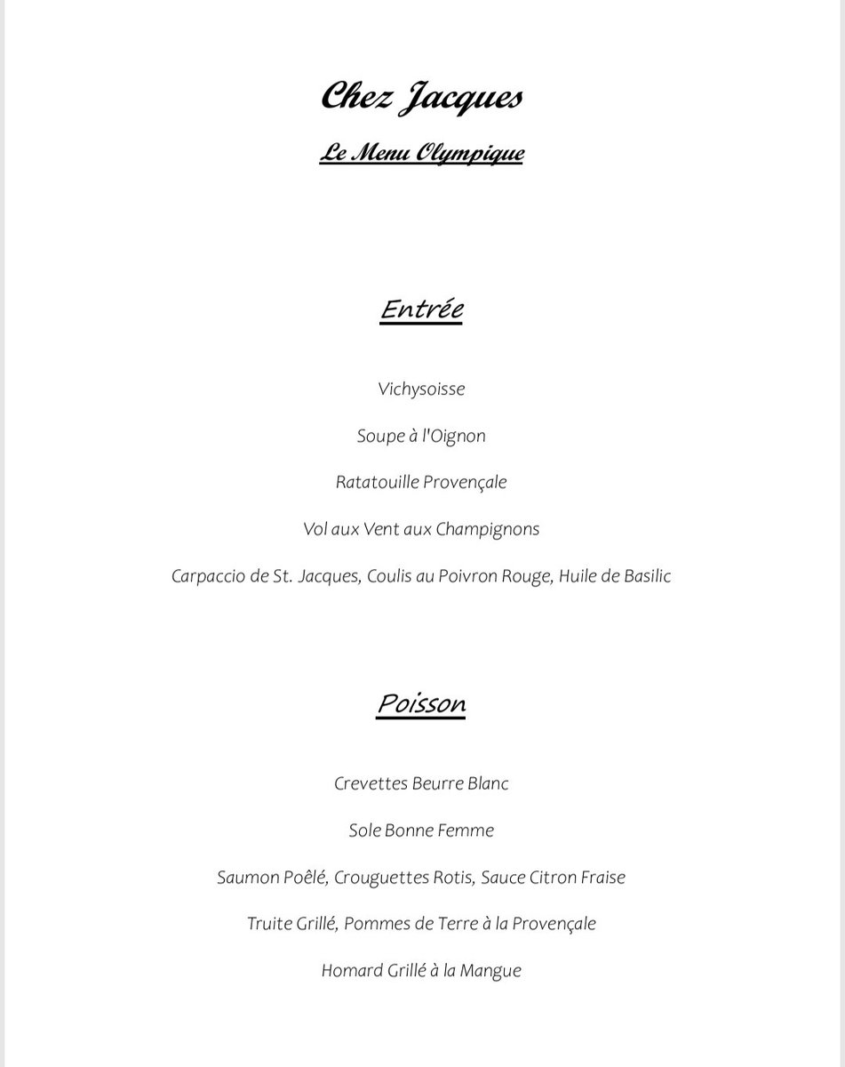 jacques_behar's tweet image. 🇫🇷et voilà, voici le Menu Officiel pour les Jeux Olympiques d'été Paris 2024 chez nous🧑🏻‍🍳
🇨🇴 Hecho, ya está el Menú Oficial de los Juegos Olímpicos de Verano de París 2024🧑🏻‍🍳
🇬🇧 It's Ready, this is the Official Menu for the Paris 2024 Summer Olympics 🧑🏻‍🍳
#JeuxOlympiques #PROFITEZ