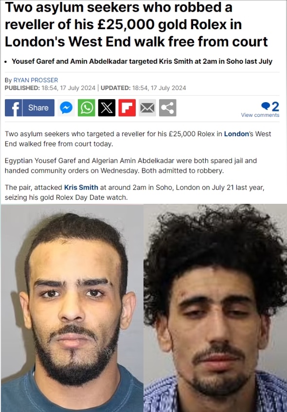 AEthelswin's tweet photo. Remember the big Met operation last year where plain clothes police officers put themselves in danger and allowed themselves to be targeted by watch thieves prowling in Londons West End.

This is how the courts sentenced those thieves. https://t.co/kaeTRdXFez