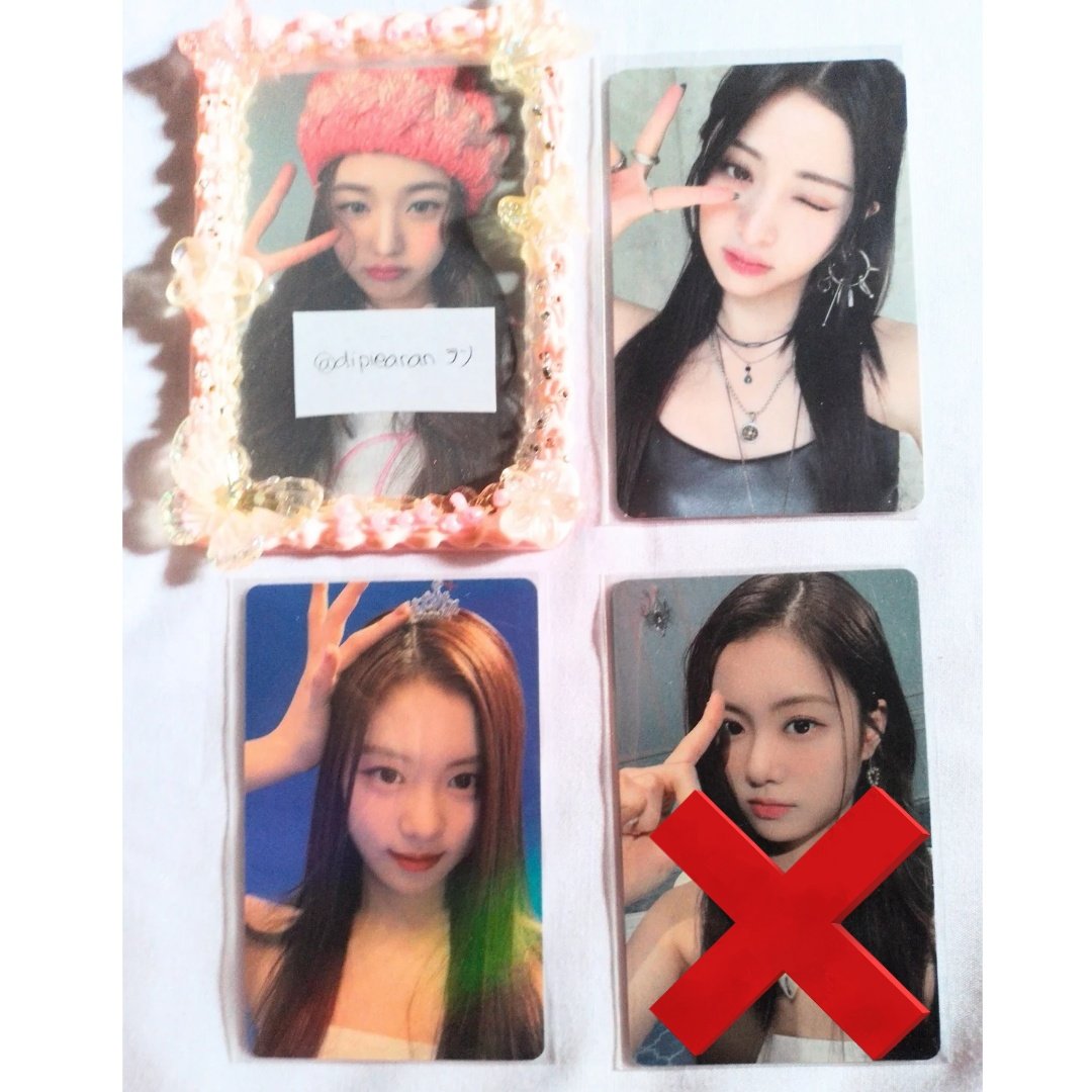 wts / want to sell pc lesserafim fears彡

♡ photocard huh yunjin comeback show unforgiven b ver. 150k
♡ kim garam pob weverse global hologram crown princess 80k

📍 jatim, ina
sensitive❌
pack adm❌
shopvid✅

📨 <a href="/dipiearan/">「ラン」</a>
