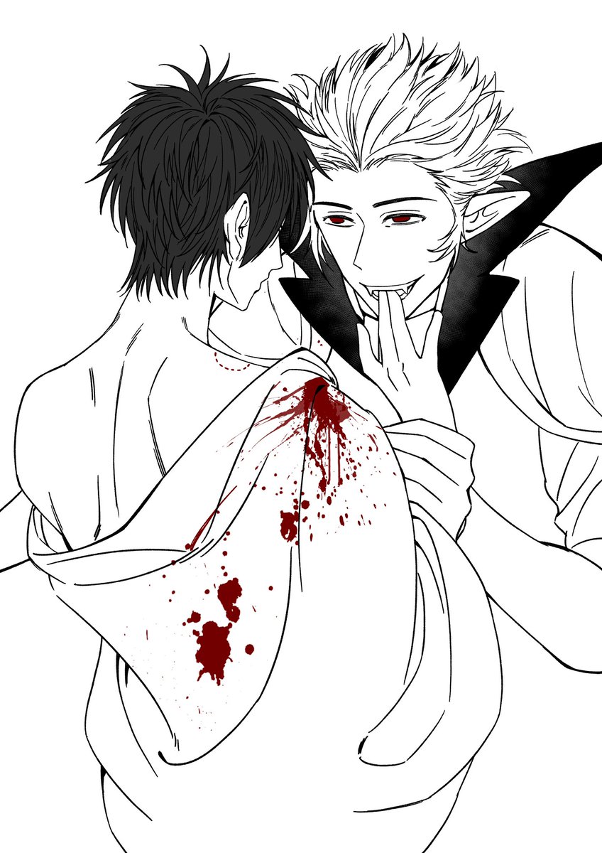 DcomradeDd's tweet photo. #银魂 #银土 #坂田银时 #土方十四郎 #gintama #ぎんたま 吸血鬼 https://t.co/VltCnzGTfM