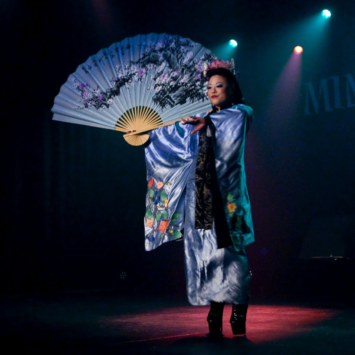 breckstewart1's tweet photo. Minx Arcana onstage with @breckstewart1 at Le National with Productions Red Light in #MoonDaze TV 94 - S09E04 Asian Burlesque Festival - Photographer @Argaive #NewEpisode #Burlesque #RealityTV #Season09 - Video Link https://t.co/idjSBRbp9T https://t.co/ysQJEmIjPX