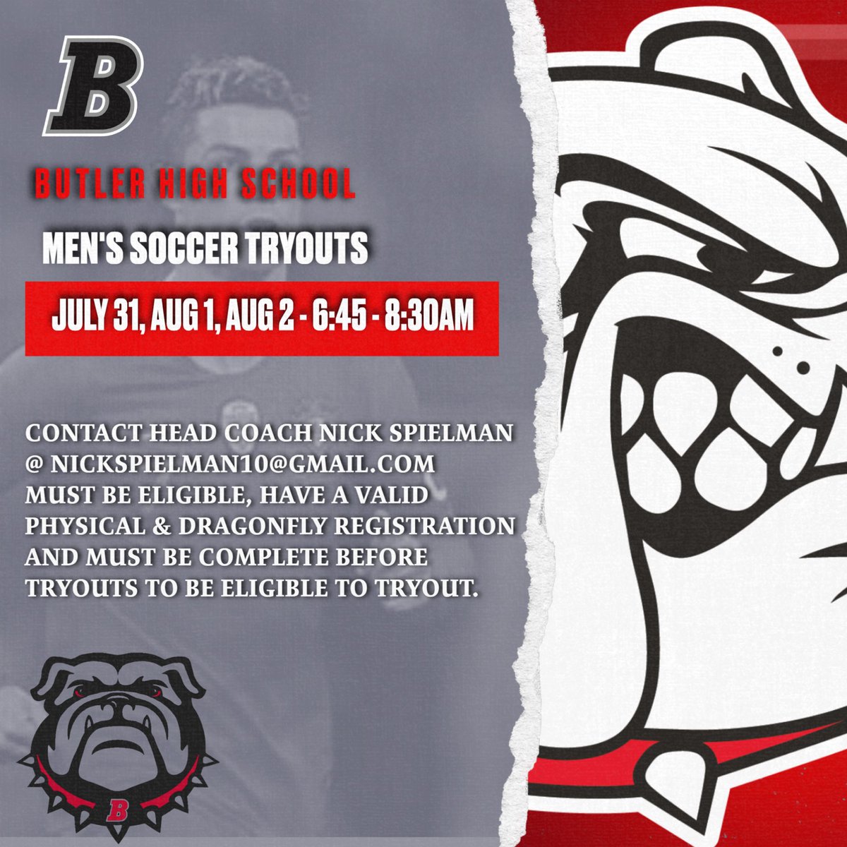 Must be eligible, have a valid physical and have dragonfly registration complete!! 

#CHAMPIONSONLY