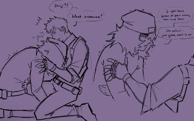 p3 reload , implied persona 3 spoilers / old idea i had about persona suppresants fucking up your body 