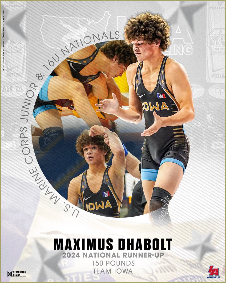 IAwrestle's tweet photo. What a run Max Dhabolt! Runner-up finish. 🥈

#iahswr https://t.co/KFv5vZj8ov
