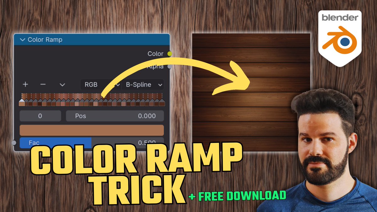 KylsonnB's tweet photo. This Color Ramp trick can really speed up your workflow in Blender. 
I can't believe I just found out about it.
https://t.co/uszsEIvIpt

#blender #blender3d #cgi #tutorial #blendermaterial https://t.co/YphUEmlIna