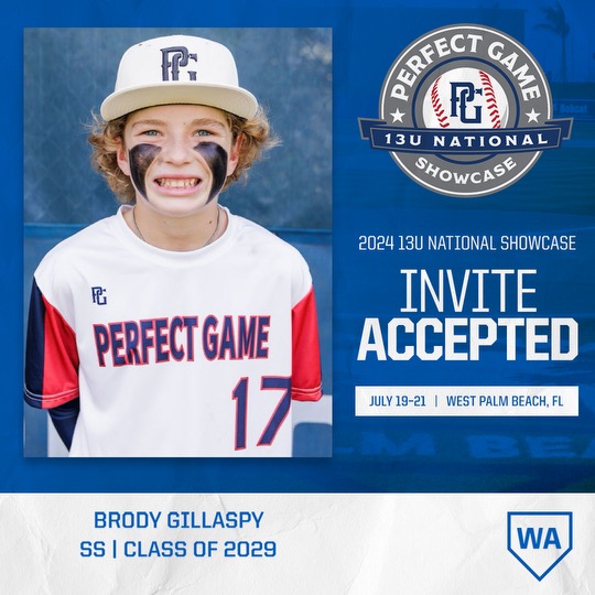 13U NATIONAL SHOWCASE INVITE ACCEPTED 🔒 

#13uNational
