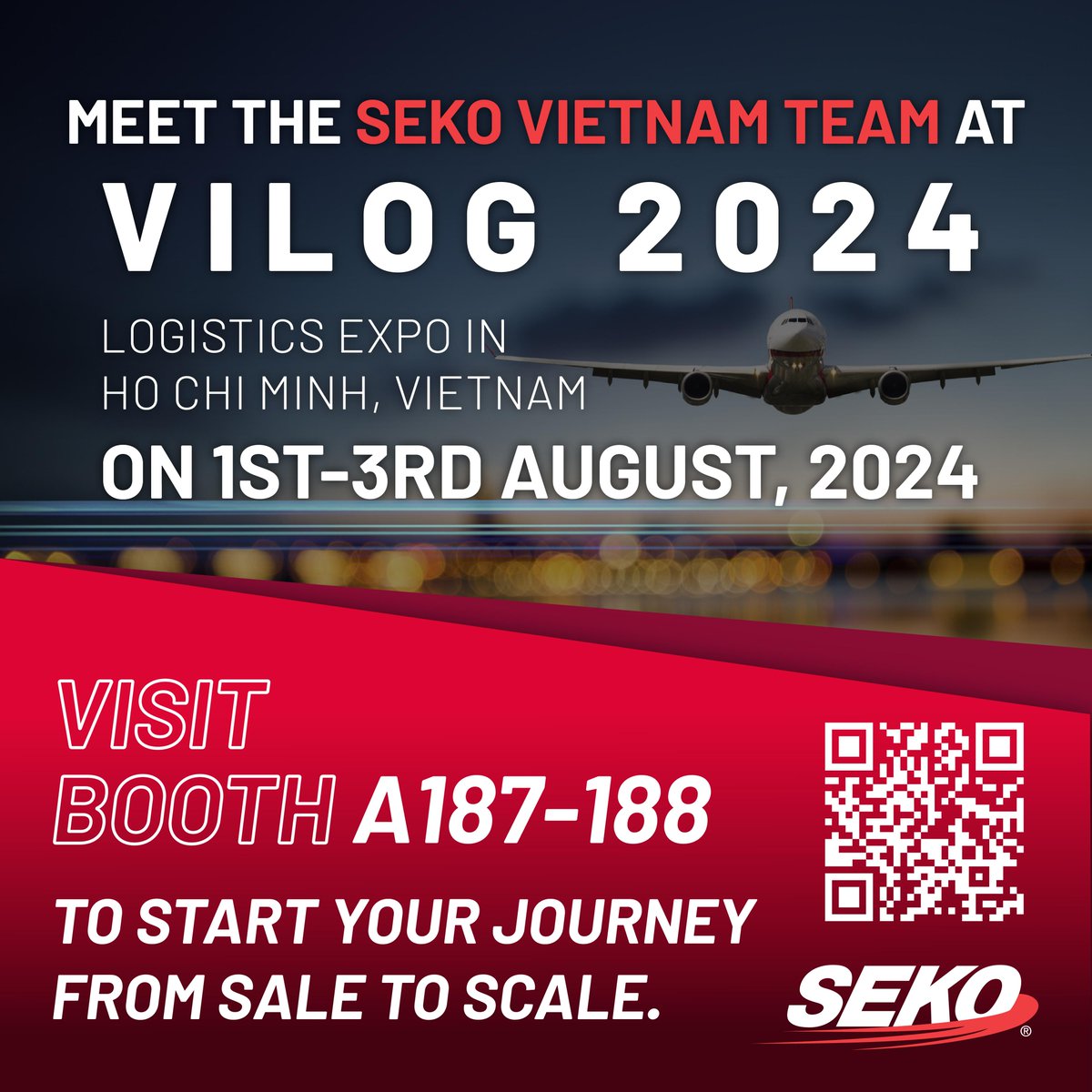 SEKO_Logistics's tweet photo. Meet SEKO at #VILOG! We're joining key stakeholders from around the globe to showcase how our dynamic services are best for both our customers and our planet.
Chat with our team onsite, or visit our website to reach your local SEKO team, wherever you are: https://t.co/YusvmuyaG9 https://t.co/OAuSlwTTTF
