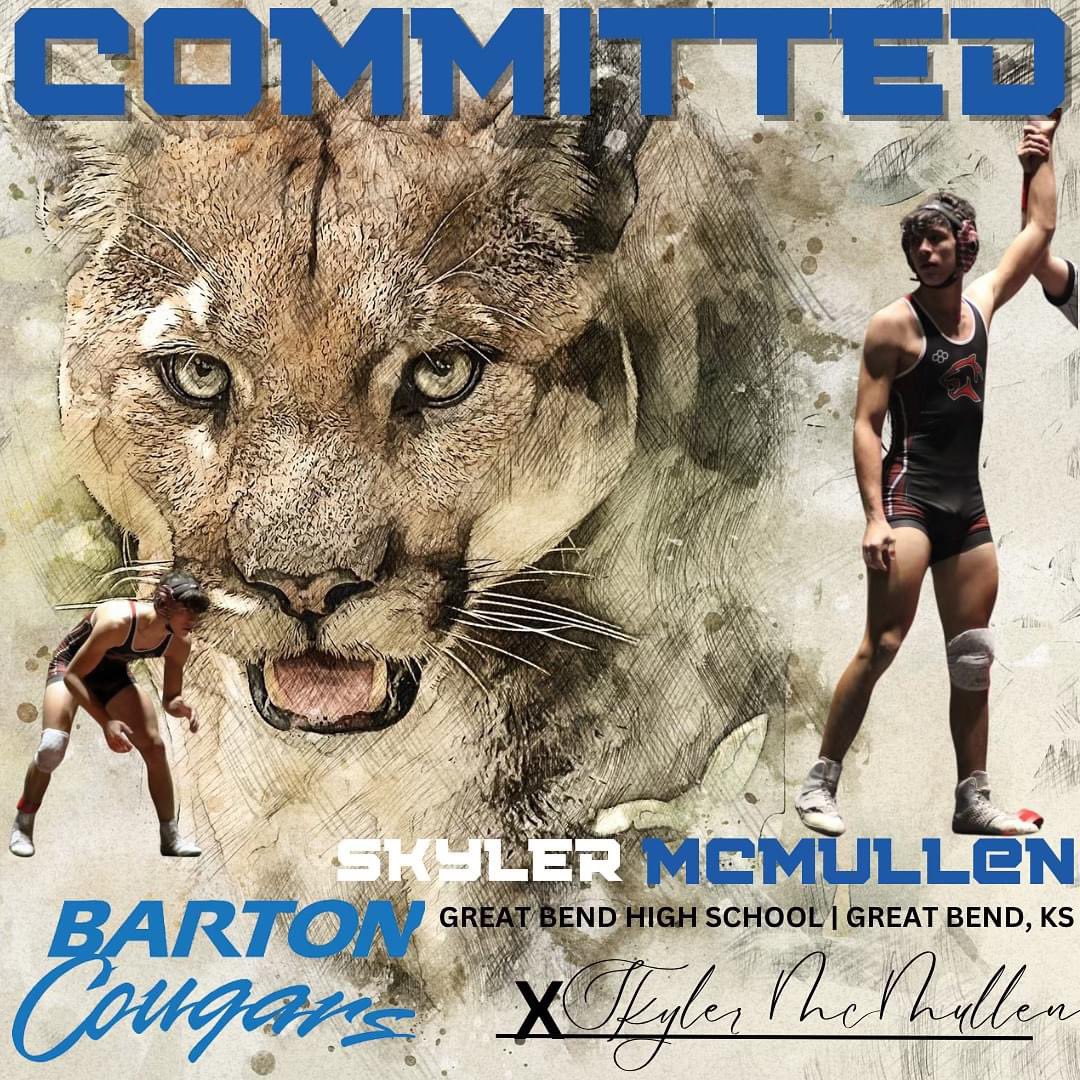 LadyPantherWR's tweet photo. Congrats to Great Bend alumnus, Skyler McMullen, for signing with Barton CC! https://t.co/DRce8jvCww
