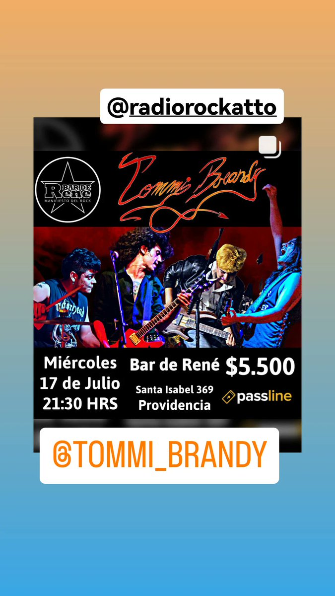 #RadioRockatto #CicloRockChileno #MasMusicaCL tweet media