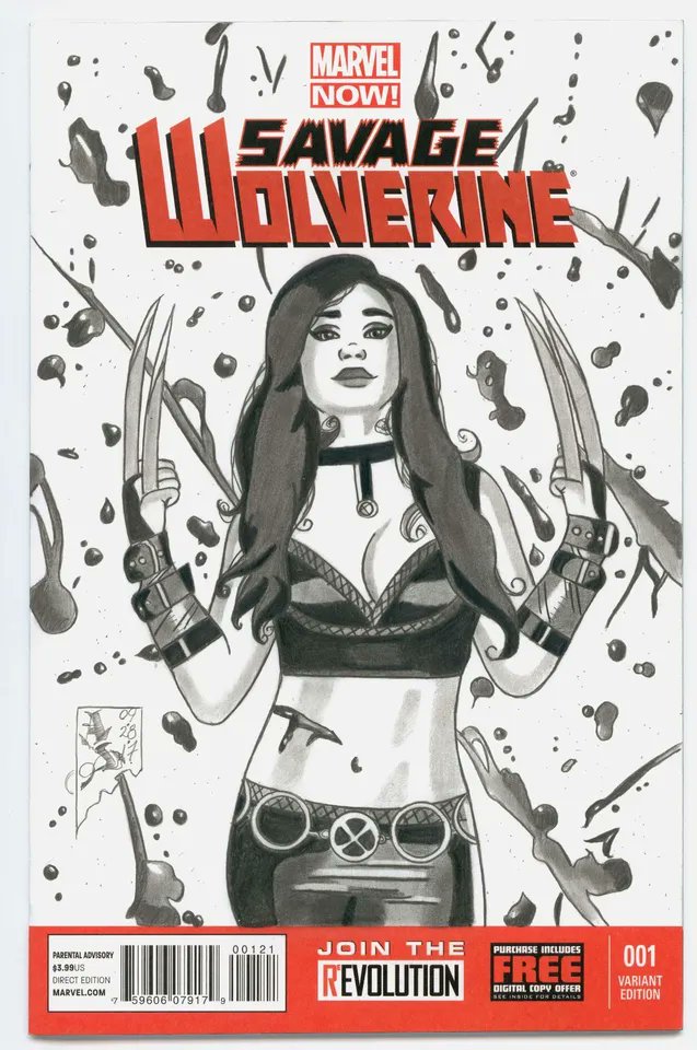 AzariaSteljes's tweet photo. Here's a drawing that I did of X 23  &amp; it's 4 sale on eBay .#x23 #wolverine #laurakinney  #art #artwork #drawing  #illustration #marvelcomics #logan #graphitedrawing #comiccover #pencildrawing #sketch #xmen #artshare #marvel #comicbook #comicbookart #ebay
https://t.co/hlIrvCYa6U https://t.co/F03w6TAJMp