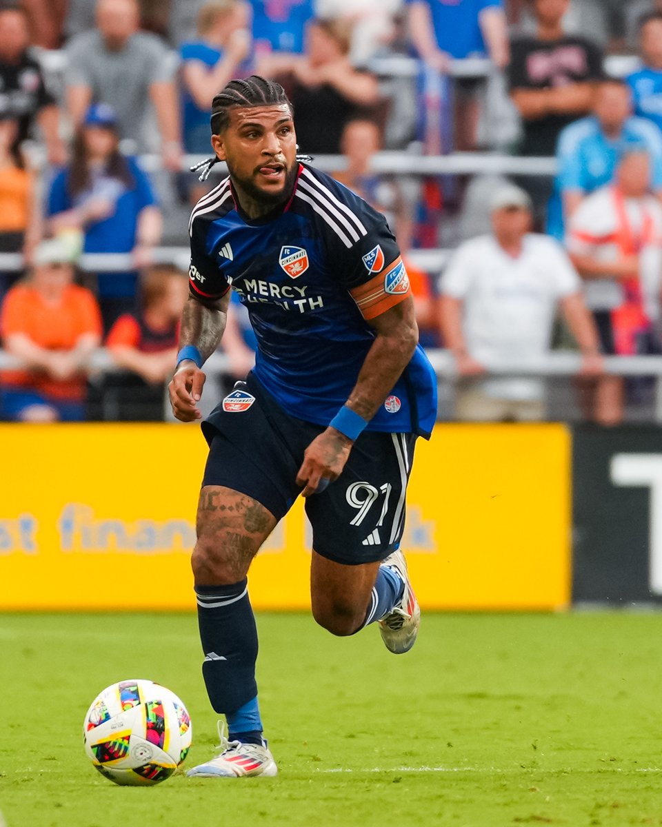 fccincinnati's tweet photo. Captain DeAndre reporting for duty. 🫡 https://t.co/HygJsMNYT1