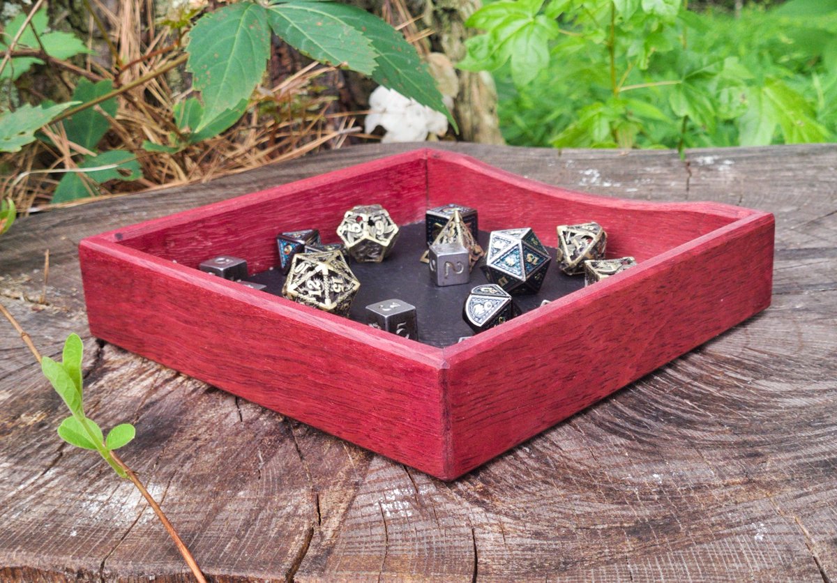 A whole stack of purplehurt getting wood wizarding as we speak for the upcoming shop drop!
#dnd #ttrpg #dice