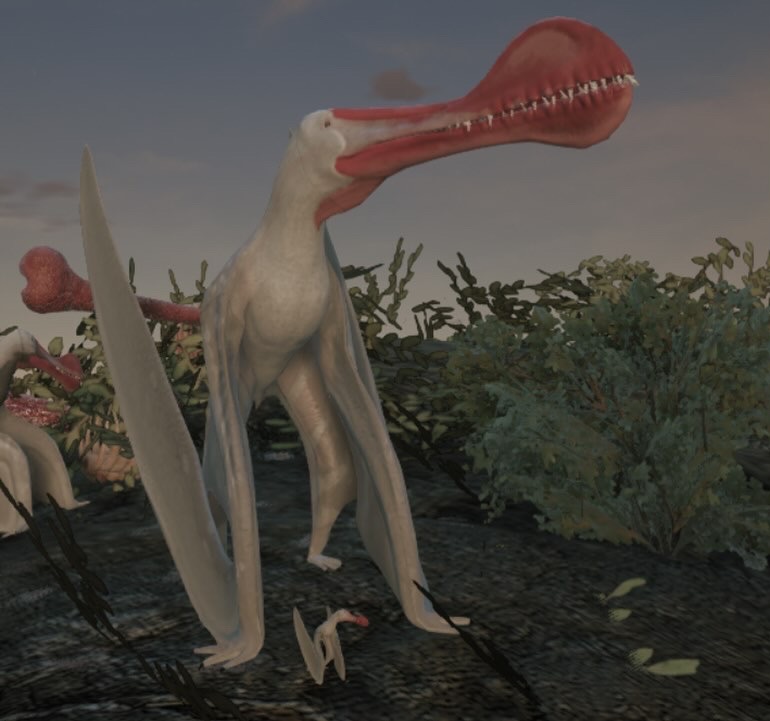 My Tropeognathus + its baby