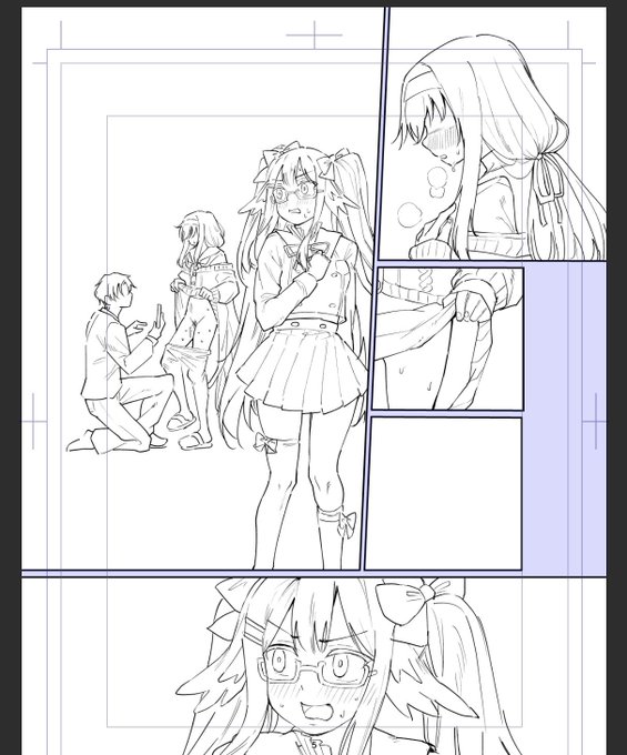 進捗まずまず、そんで今進めてるのウイの本だけど覗き枠でシミコ出るから調べながら描いてて気付いた事。

…デカイ。でも残念ながら脱がない。 