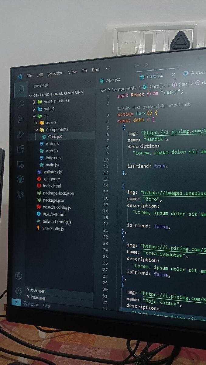 hardikkk04's tweet photo. Day 4 : Moving forward with React js https://t.co/ASJfmoVi9k