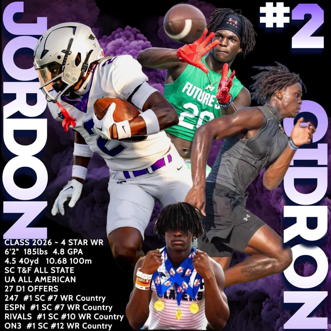Jordon Gidron (@jordongidron) on Twitter photo Grateful for an amazing off season, now the real work beginsโฆโฆ.
๐๐โ๐๐โ ๐๐ผ๐ธ๐๐โ ๐๐๐ธ๐ป๐โ๐พ ๐
#Stock๐ #AthleteResume
<a href="/AnnaH247/">Anna Adams</a> <a href="/RivalsFriedman/">Adam Friedman</a> <a href="/adamgorney/">Adam Gorney</a> <a href="/ChadSimmons_/">ChadSimmons</a> <a href="/SWiltfong_/">Steve Wiltfong</a> <a href="/PrepRedzoneSC/">Prep Redzone South Carolina</a> <a href="/RidgeViewF_Ball/">Ridge View Football</a> <a href="/CoachHowardII/">Derek Howard, II</a> <a href="/coachcp5/">Coach CP</a> <a href="/RVBlazersTFXC/">Ridge View Track & Cross Country</a> Grateful for an amazing off season, now the real work beginsโฆโฆ.
๐๐โ๐๐โ ๐๐ผ๐ธ๐๐โ ๐๐๐ธ๐ป๐โ๐พ ๐
#Stock๐ #AthleteResume
<a href="/AnnaH247/">Anna Adams</a> <a href="/RivalsFriedman/">Adam Friedman</a> <a href="/adamgorney/">Adam Gorney</a> <a href="/ChadSimmons_/">ChadSimmons</a> <a href="/SWiltfong_/">Steve Wiltfong</a> <a href="/PrepRedzoneSC/">Prep Redzone South Carolina</a> <a href="/RidgeViewF_Ball/">Ridge View Football</a> <a href="/CoachHowardII/">Derek Howard, II</a> <a href="/coachcp5/">Coach CP</a> <a href="/RVBlazersTFXC/">Ridge View Track & Cross Country</a>