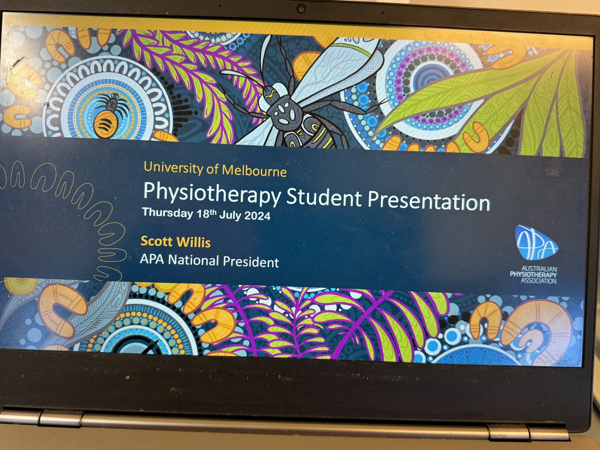 Great to present to <a href="/PhysioUnimelb/">Physiotherapy UniMelb</a> final year students on Advocacy and system shaping. We need to be future focused and ensure the consumer is in the center of all care. Thanks <a href="/merollim/">Mark Merolli</a> for the opportunity. <a href="/apaphysio/">Australian Physiotherapy Association</a> #physio