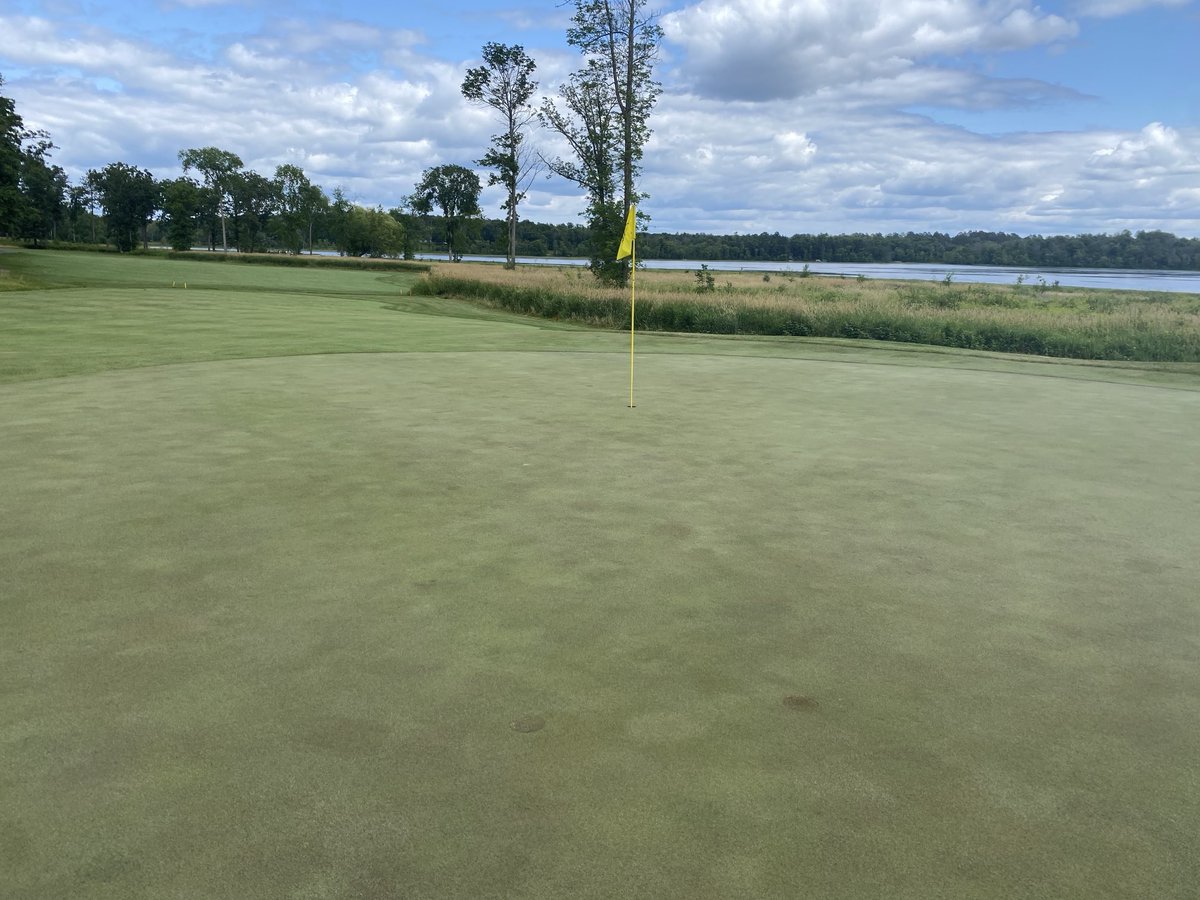 We played at Minnesota National today in an #MGCSA event. These greens are 🔥🔥🔥#pure . Maybe some of the best I’ve played on. I wish I could have stuck around to talk to their Supt Brandon Popp. He and his staff do a great job.