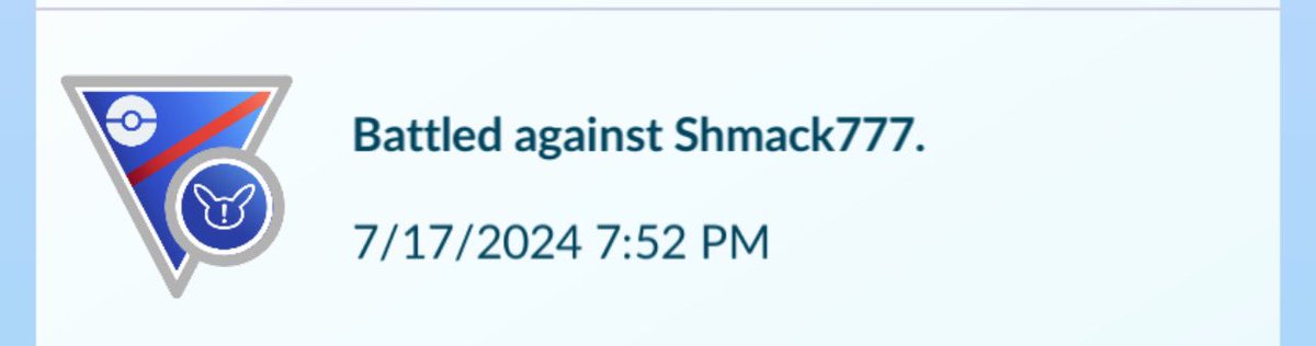MarimarTX's tweet photo. I was about to win this battle, player quit during the last move I threw, made my game glitch and the battle wasn’t recovered. Take the L my dude, don’t rage quit. https://t.co/bpVCVQLzbs