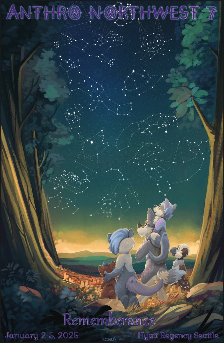 General registration is now open for Anthro Northwest 7. You can register for the convention, book a hotel room, volunteer, apply for Artists' Alley, submit a panel, and more.

Hope to see you on January 2'nd!