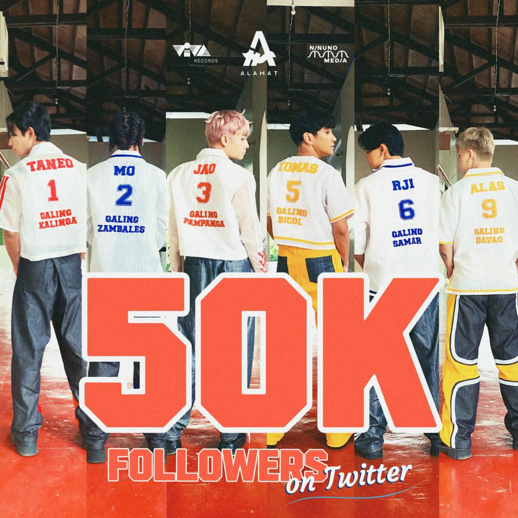 Grabe talaga support niyo sa lahat ng social media platforms 🤎

Thank you for 50k Twitter followers! 🫶🤎