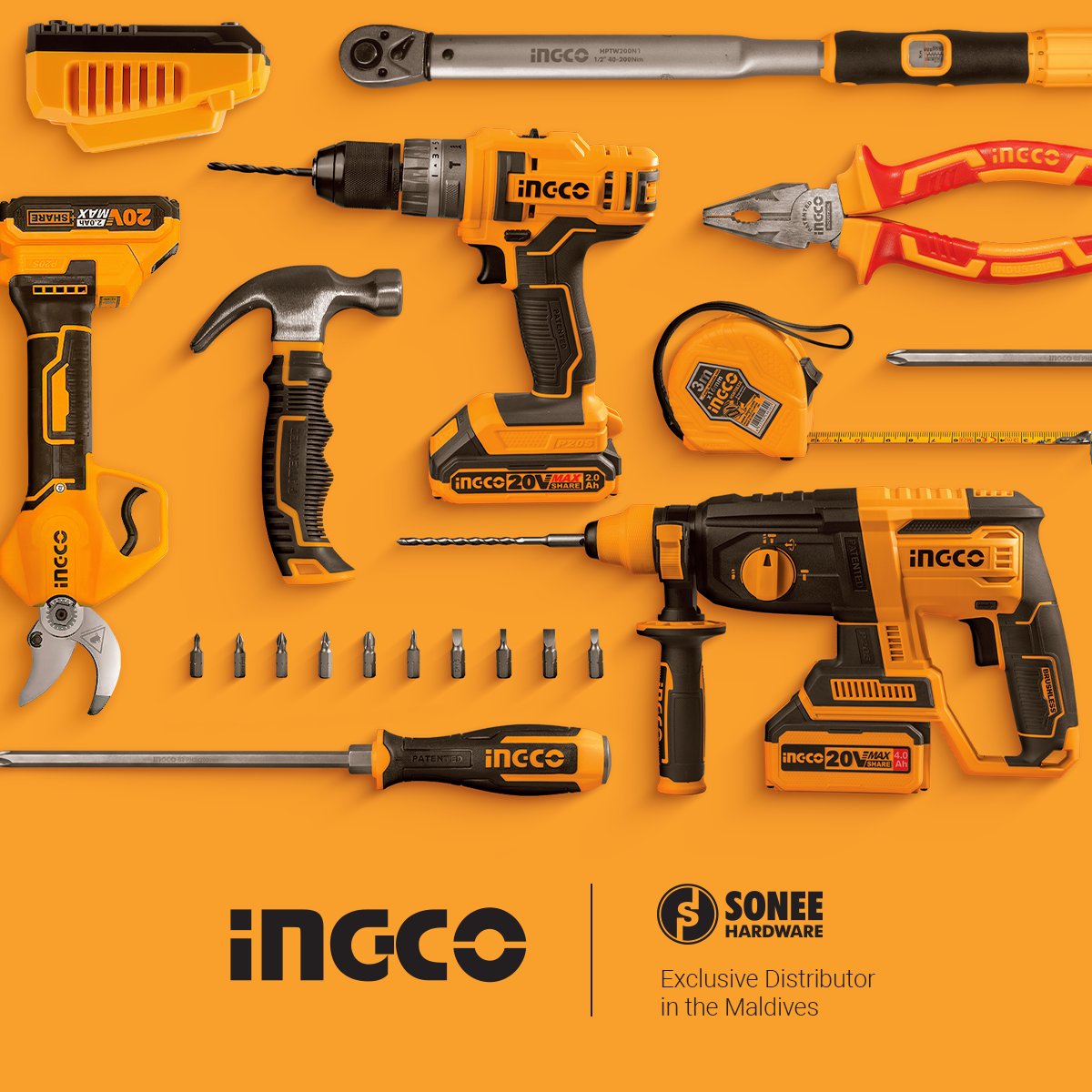 Introducing INGCO - Precision, power, and affordability in every tool
sonee.com.mv/collections/ve…
#soneehardware #INGCO #powertools