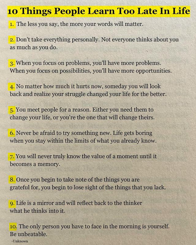 FreakyTheory's tweet photo. 10 Things People Learn Too Late In Life https://t.co/XGPcErhvnn
