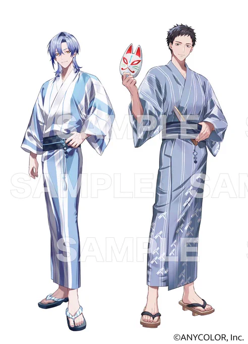 【にじさんじ花火大会2024】にて、神田笑一さん、小柳ロウさん、佐伯イッテツさん、ミラン・ケストレルさん、社築さんのビジュアル制作を担当させていただきました。よろしくお願いいたします! #にじさんじ #にじさんじ花火大会