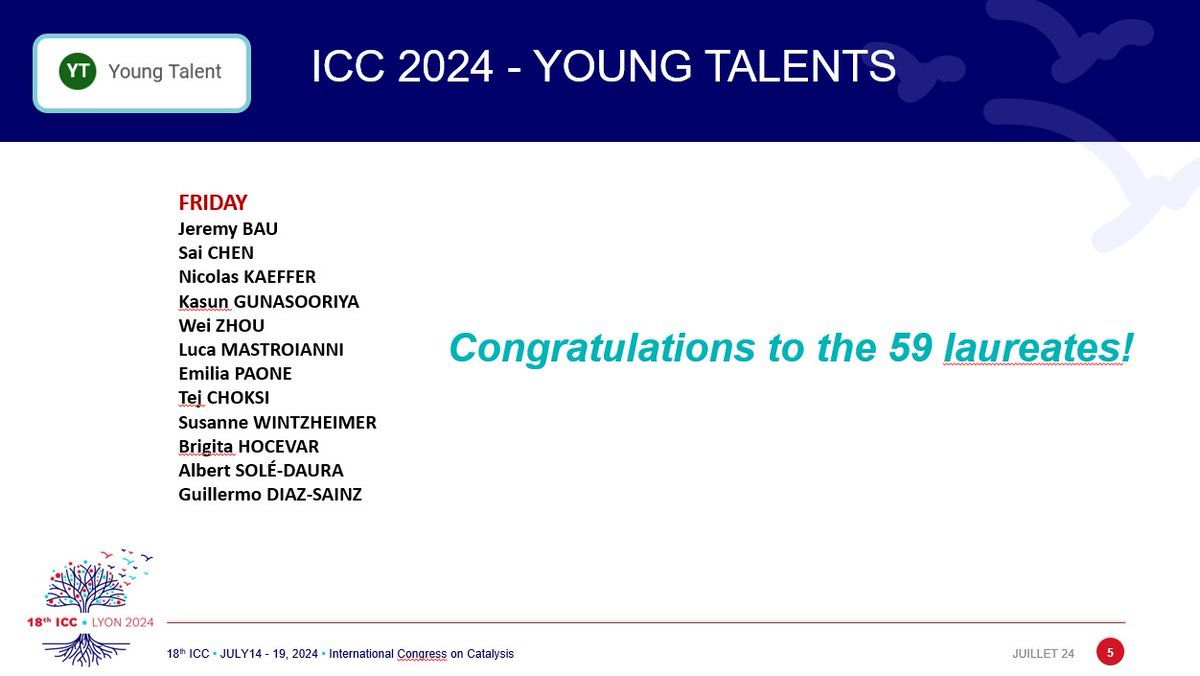 Here are the latest "Young Talent" speakers of the conference!! 😁 ✨ Go and encourage them, they deserve it!!!

#ICC2024
