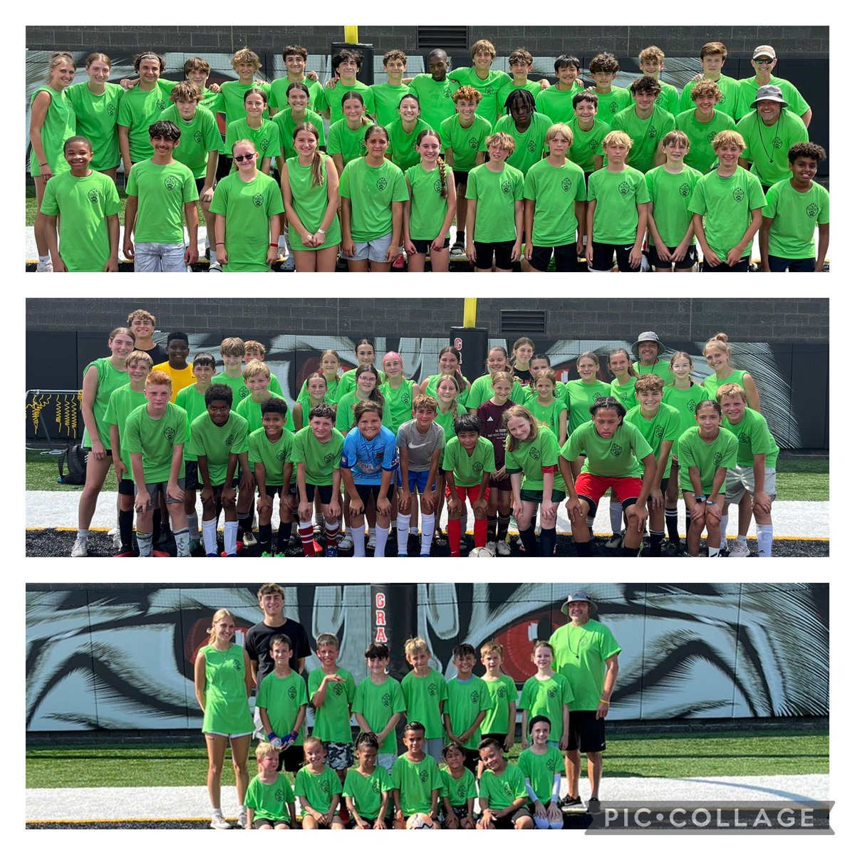realnichdt's tweet photo. @gbsoccerr has had a blast this week hosting camp for kids ages 5-17. Great staff  @AddisonLucyGB @BrookeBlacksto4 @HarchickJackson from @PNW_soccer @OaklandWSOC @SVSUsoccer made it fun. Bright future  for young players and coaches! 1 more day to go! @GBCSBobcats @_GB_Athletics_ https://t.co/czjtaRs313