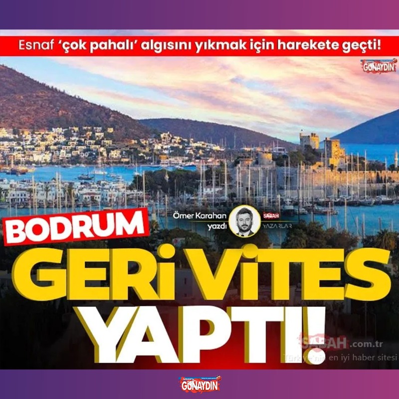 gunaydin's tweet photo. Bodrum geri vites yaptı! Tatilcilerin isyanı fiyatları düşürdü

Ömer Karahan kaleme aldı

@omer__karahan