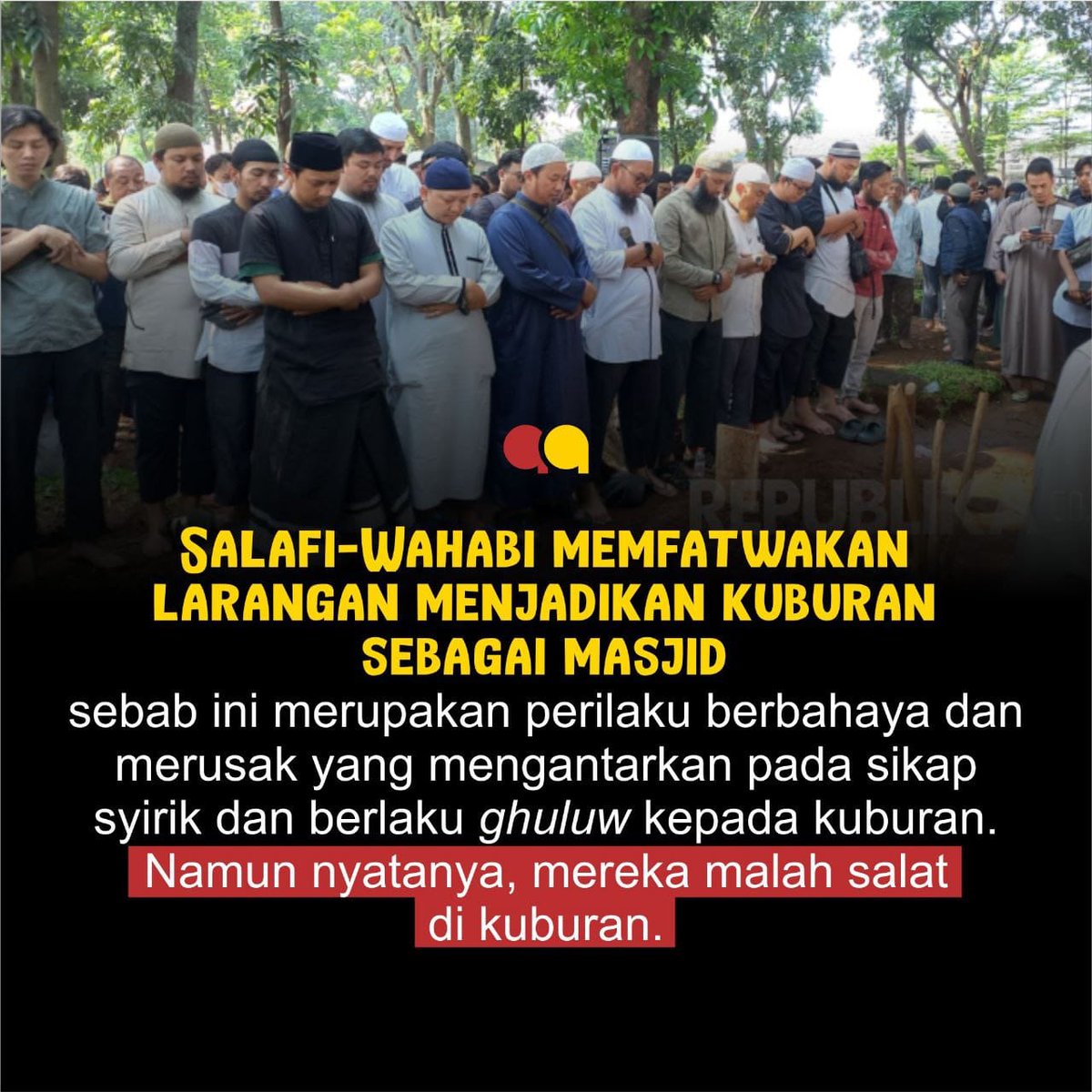 Cutes_Zee's tweet photo. Wahabi itu lucu.

Tidak konsisten, dan gemar cari-cari alasan.

Gemar nuduh bidah, namun mereka sendiri melakukan yg mereka sendiri tuduhkan. https://t.co/PjQhMVrJzE