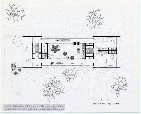 areasvellas's tweet photo. Eero Saarinen Guest House, Bloomfield Hills, MI; Plan... circa 1950
#architecture #arquitectura #drawing #plan #EeroSaarinen #Saarinen https://t.co/AD1tVsvPFq