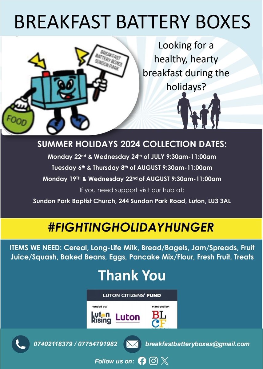 Charmaine Mhlanga (@charmmitsundon) on Twitter photo #BreakfastBatteryBoxes are getting ready for Summer Holidays helping alleviate holiday hunger <a href="/NoToFoodPoverty/">Breakfast Battery Boxes</a> <a href="/ActiveLuton/">Active Luton</a> <a href="/BBC3CR/">BBC Beds, Herts & Bucks</a> <a href="/FoodFirstLuton/">Food First Luton</a> <a href="/KarenLinley_/">Karen Linley</a> <a href="/LealandsHigh/">Lealands High School</a> <a href="/lutoncouncil/">Luton Council</a> <a href="/LutonSJU/">Luton Social Justice Unit</a> @RaineyPhyl <a href="/LutonLibraries/">Luton Libraries</a> <a href="/LevelTrust/">Level Trust</a> <a href="/CILuton/">Community Interest Luton</a> <a href="/CitizensAdvice/">CitizensAdvice</a> <a href="/LutonRising/">Luton Rising</a> #BreakfastBatteryBoxes are getting ready for Summer Holidays helping alleviate holiday hunger <a href="/NoToFoodPoverty/">Breakfast Battery Boxes</a> <a href="/ActiveLuton/">Active Luton</a> <a href="/BBC3CR/">BBC Beds, Herts & Bucks</a> <a href="/FoodFirstLuton/">Food First Luton</a> <a href="/KarenLinley_/">Karen Linley</a> <a href="/LealandsHigh/">Lealands High School</a> <a href="/lutoncouncil/">Luton Council</a> <a href="/LutonSJU/">Luton Social Justice Unit</a> @RaineyPhyl <a href="/LutonLibraries/">Luton Libraries</a> <a href="/LevelTrust/">Level Trust</a> <a href="/CILuton/">Community Interest Luton</a> <a href="/CitizensAdvice/">CitizensAdvice</a> <a href="/LutonRising/">Luton Rising</a>