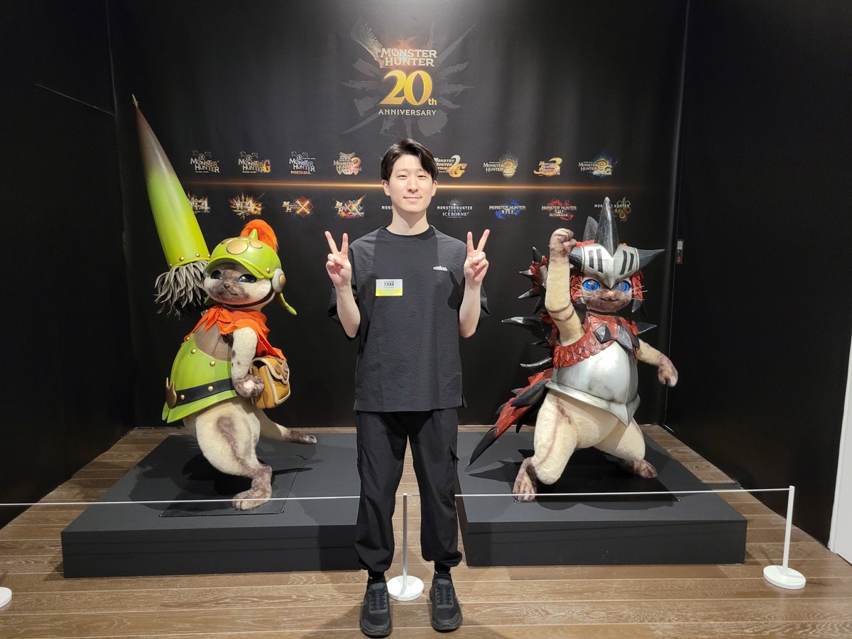 Killin9Hit's tweet photo. モンスターハンター20周年展覧会を見に来ました！！！
めっっっっちゃ楽しい！！！
#モンハン大狩猟展 https://t.co/N77GO2eaJ3