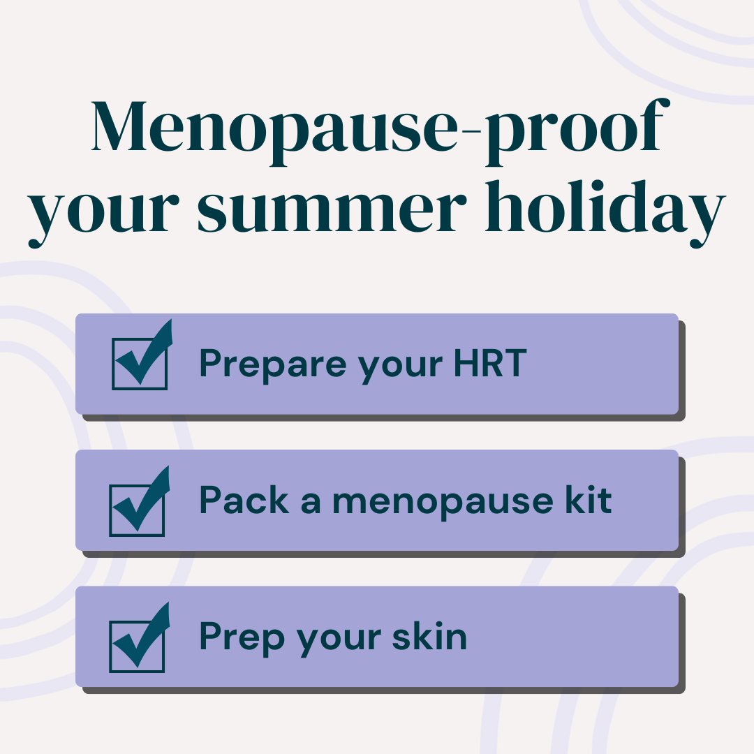 Got a holiday coming up? 

Get prepared and enjoy it to the full with our top tips: balance-menopause.com/menopause-libr…