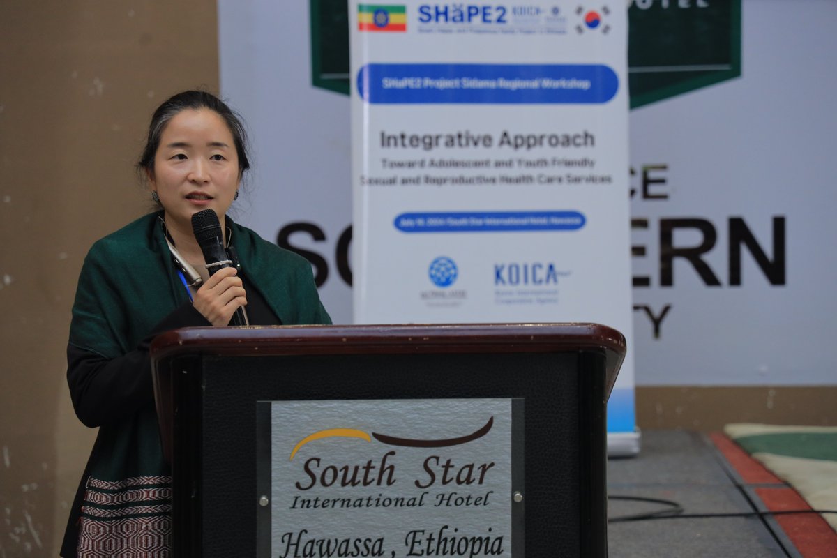 YonseiGHC's tweet photo. SHaPE2 regional workshop in Sidama region on 10th July 2024 "Integrative Approach Toward Adolescent and Youth Friendly Sexual and Reproductive Health Care Services” #Sidama #SHaPE 2 #FMoH #YGHC #KOICA #Ethiopia https://t.co/CH4UWQI75S