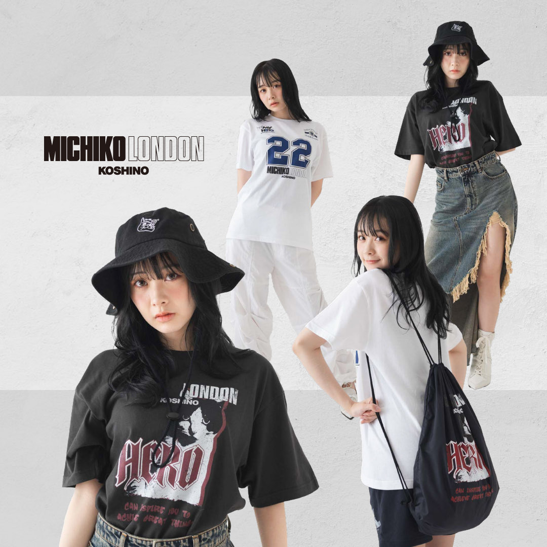 frontrow_uuum's tweet photo. 【情報解禁！！】
⁡⁡横山結衣✖️MICHIKO LONDONコラボ

女優タレントの横山結衣さんがストリートブランドのMICHIKO LONDONとコラボプロデュース！
彼女の好きな言葉やペットの猫をモチーフにしたTシャツや雑貨などを展開！

◼︎発売概要
FRONT ROW by UUUMのECサイトにて
7/19（金）19:00受注開始 https://t.co/qfW68RRvD0