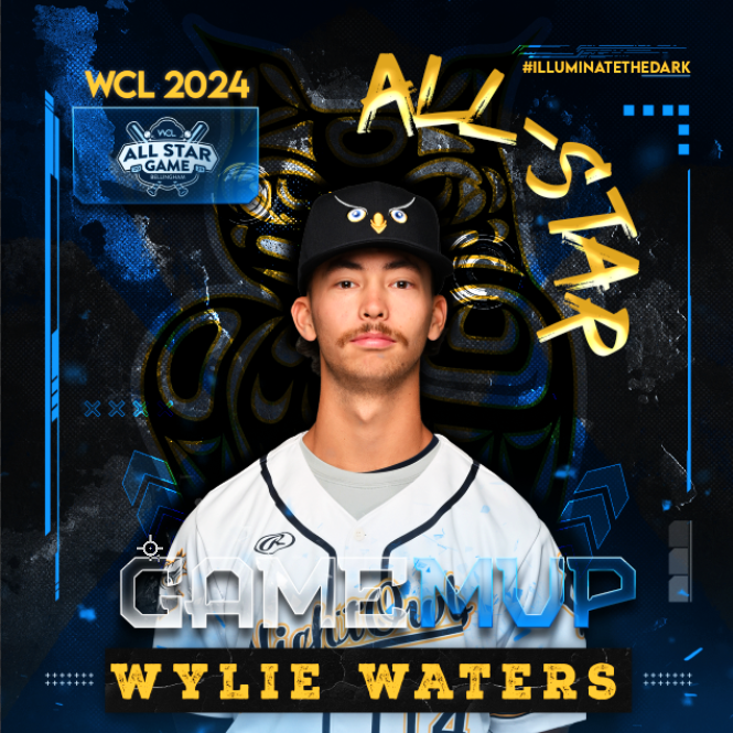wclNightOwls's tweet photo. You don't take on an Owl at night. We are SO tremendously proud of the @WCLBaseball All-Star Game MVP, our very own phenom, @WylieWaters12

#NightOwls #MVP #IlluminateTheDark #Baseball #Nanaimo #YCD https://t.co/EVFWFvsSb6