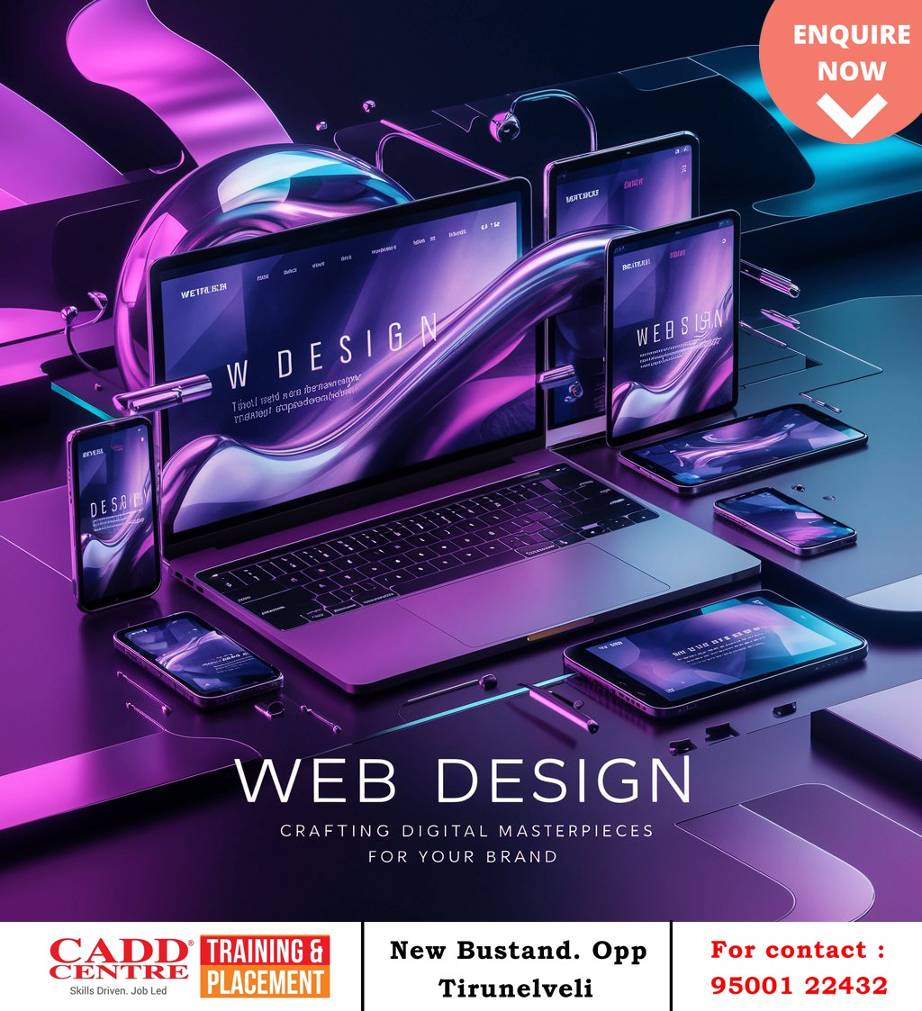 CADDCentretvl's tweet photo. Web Designing #it #Cadd #master #certificate #information #technology #artificialintelligence https://t.co/FXG3wyVNoN https://t.co/9Xu82cXSLc