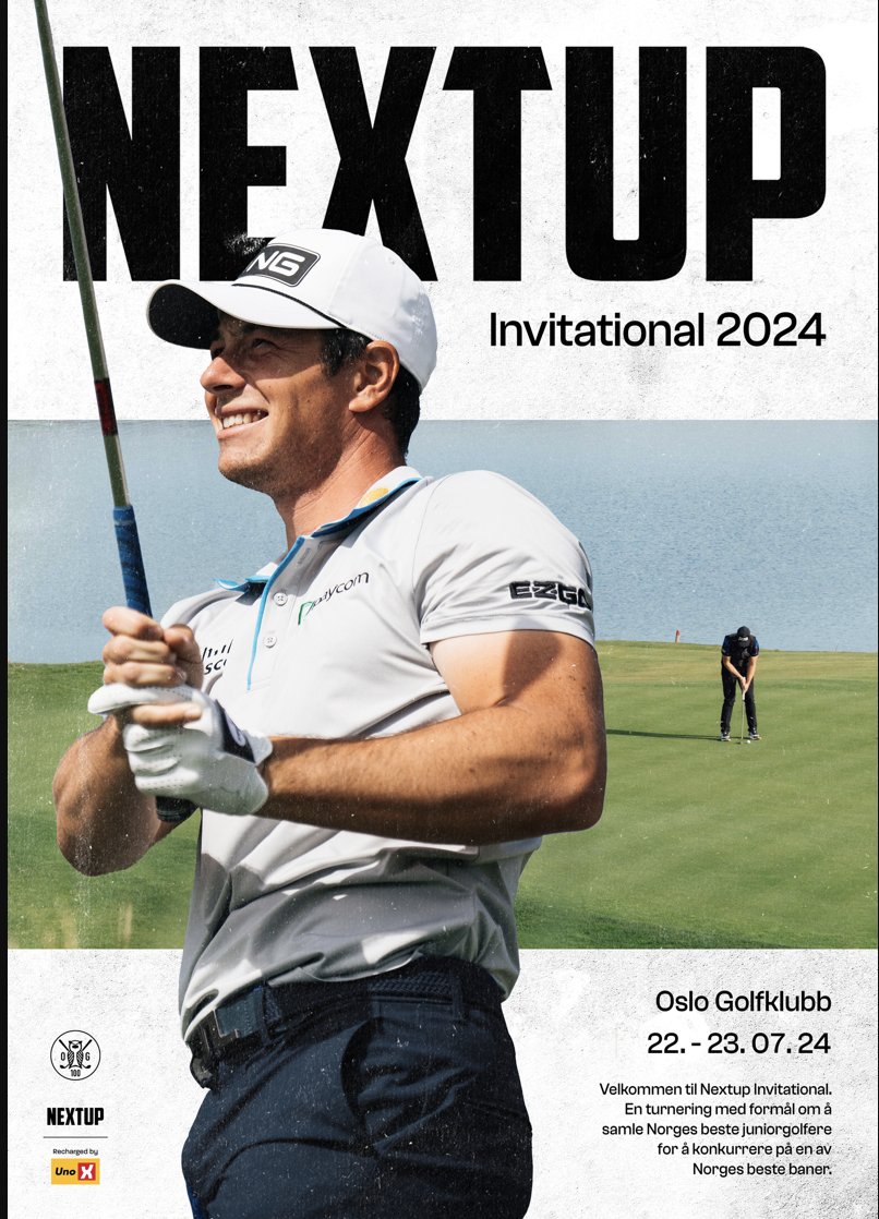 KONKURRANSE! (torsdag)

Vi deler ut 2x2 billetter til Next Up Invitational med Hovland &amp; co på Oslo Golfklubb tirsdag 23. juli🤩

Hvem blir best av Hovland (retweet) og Åberg (like) på runde 1 i <a href="/TheOpen/">The Open</a>?🇳🇴🇸🇪

ticketmaster.no/event/745717