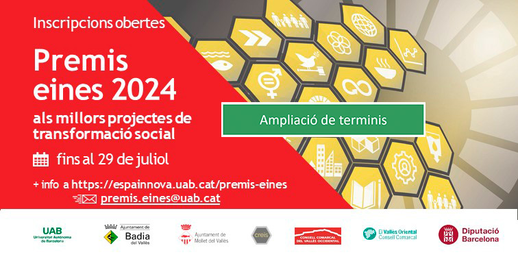 economieslocals's tweet photo. 👉Des del teu ajuntament promoveu els projectes d'innovació social?
📅Podeu presentar les millors iniciatives als #premisEines 2024.
⏳El període de candidatures s'ha ampliat fins al 29 de juliol!
Tota la informació, aquí 👇https://t.co/dRy2ivu0ym https://t.co/FuiiYfSV3R