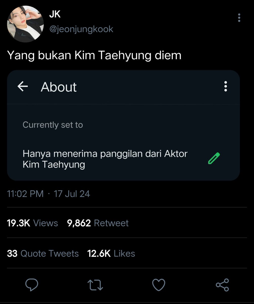 willowstory9597's tweet photo. Taekook fourtweets au (vkook)
; iseng-iseng berhadiah
story by: @willowstory9597

from this https://t.co/TIk1bOQJ0t