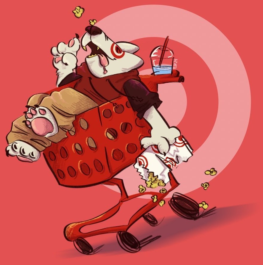 R0PLIIX's tweet photo. bullseye the big red target dog!! https://t.co/UNO8DKpGl2