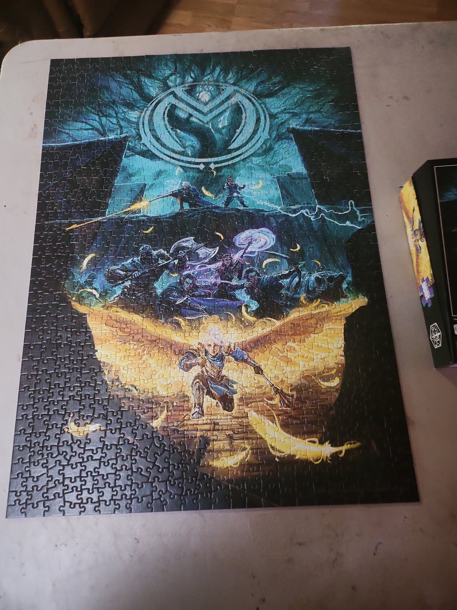 Vox machina! Thanks to my mom, dad and brother who finished this puzzle.
