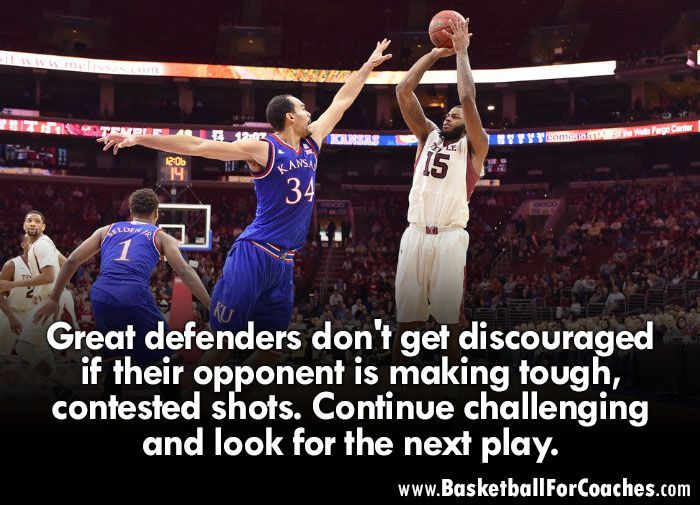 BballCoachMac's tweet photo. Great defenders don't get discouraged if their opponent makes a tough contested shot.

Continue challenging and look for the next play. https://t.co/C6S8QLcIzo