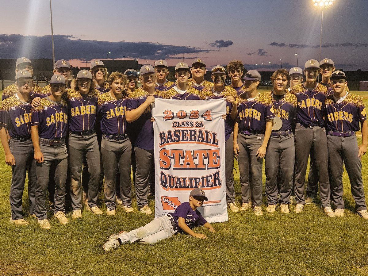 The Central DeWitt baseball team is state bound. The Sabers knock off Davenport Assumption, 10-2, to qualify for next week's 3A tournament in Cedar Rapids.