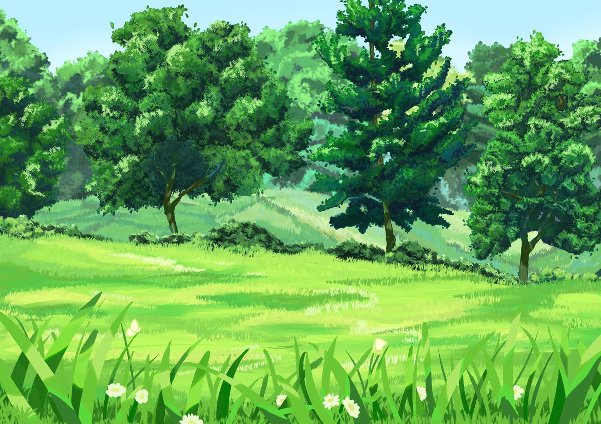 Artsheia's tweet photo. Pequeña práctica de paisaje ✨️
Tomé de referencia una escena de frieren, y claro que no es una réplica exacta, pero, fue bastante divertido de hacer✨️
https://t.co/vowwfS7u90

#enviromentalart #animescenery #illustration #art #practice #frieren https://t.co/XRnpPvLWmJ
